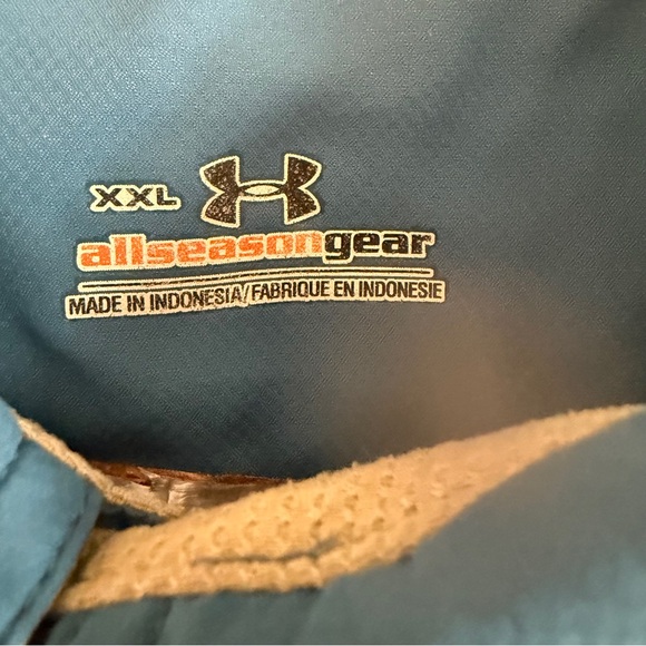 Under Armour All Season Gear Button Down Long Sleeve Vented Blur Shirt Size XXL - Picture 7 of 10